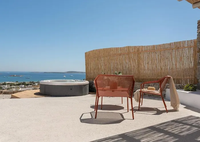 度假居 Near - 1br - Jacuzzi - Origin Cycladic Windmill