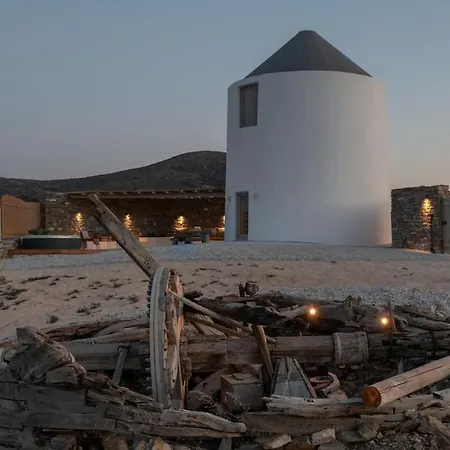 Near - 1br - Jacuzzi - Origin Cycladic Windmill * Náoussa