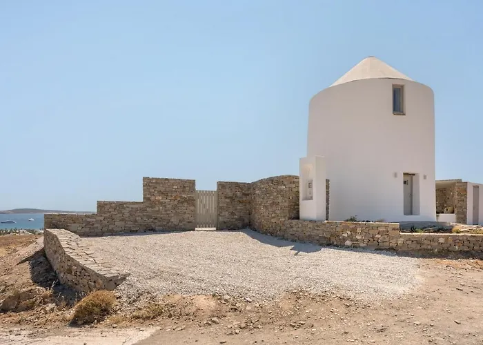 Near - 1br - Jacuzzi - Origin Cycladic Windmill 나오우사